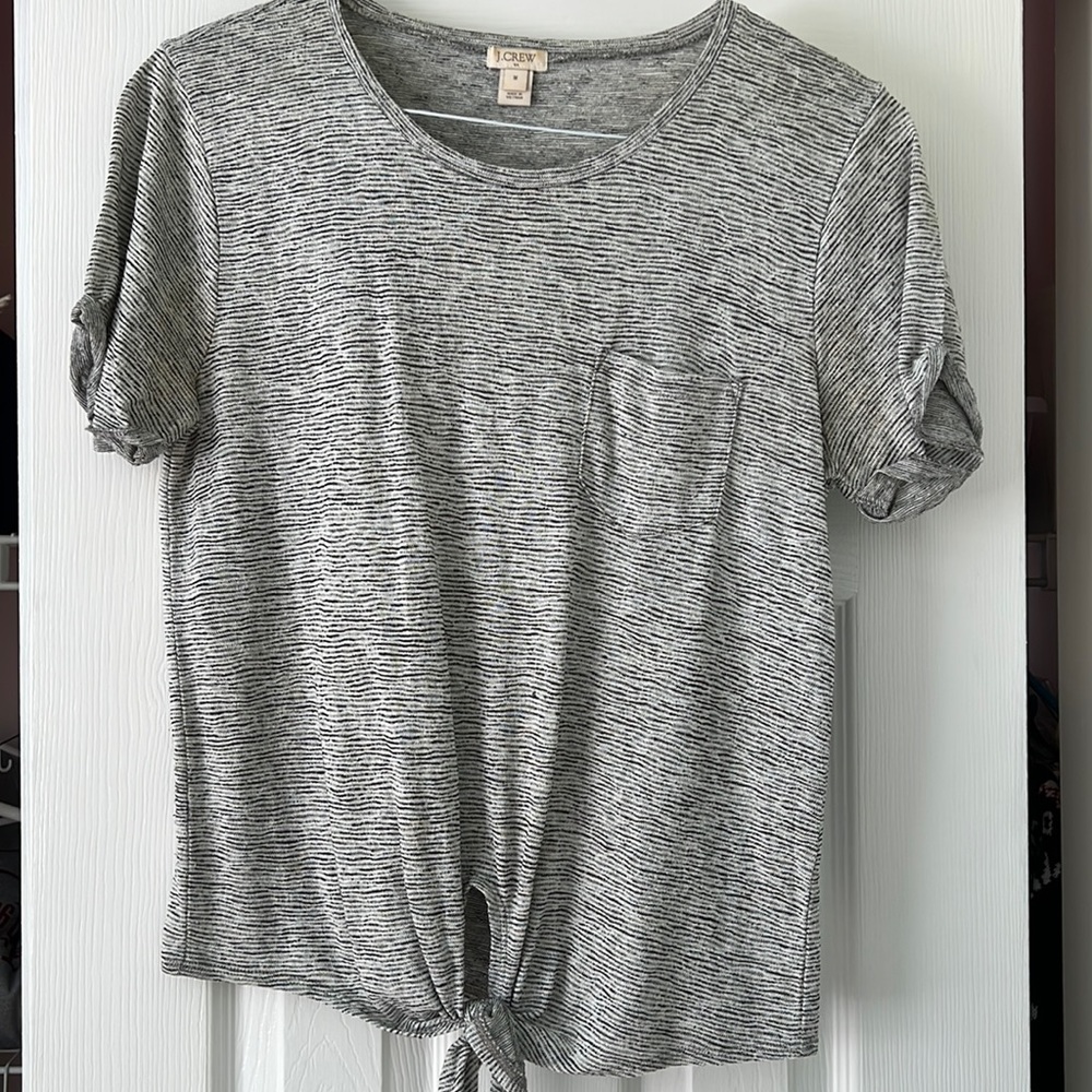 Cute tie front top